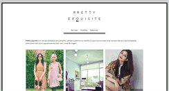 Desktop Screenshot of prettyexquisite.com